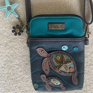 NWOT Chala turtle hand bag